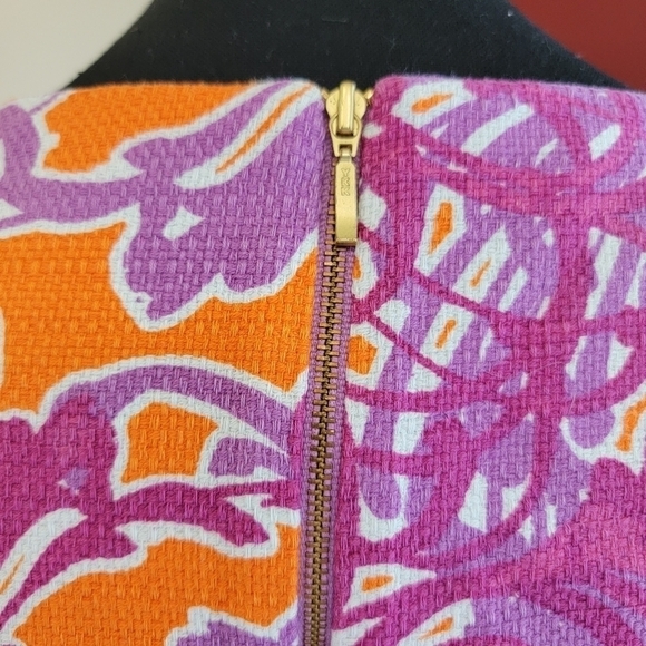 Taylor Sleeveless Keyhole Neckline Bengaline Shift Dress Size 6 - Picture 4 of 11